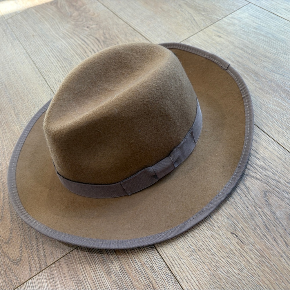 Peter Grimm 100% Wool Western Hat Ranch Cowgirl Rodeo Tan